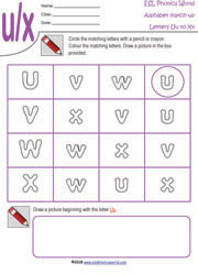 Cl Uppercase And Lowercase Worksheet Esl Phonics World